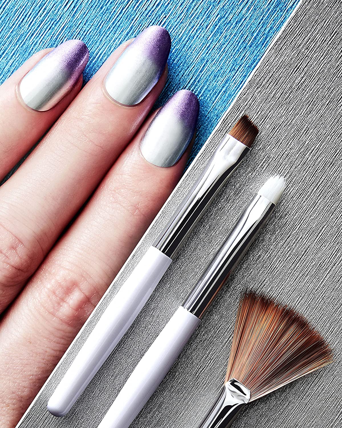 Sally Hansen Nail Salon Pro Tool Kit, 0.32 Oz, Nail Art Tools, Nail Dotting Tool, Easy to Use, Detailer Brush, Stripping Brush, Marbling and Dotting Tool - Image 2